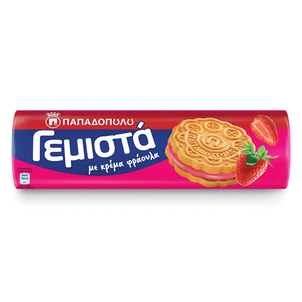 Doppelkekse (Gemista) Erdbeer "Papadopoulos" 200g