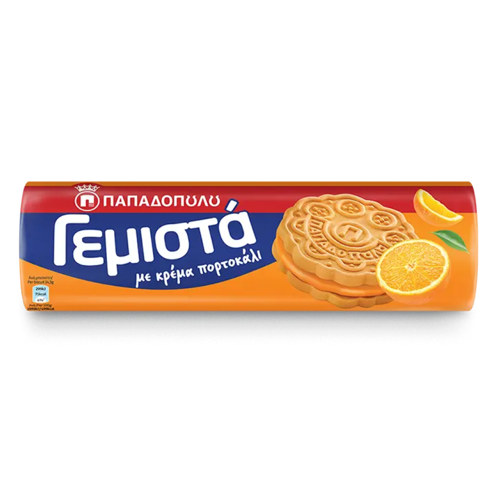 Doppelkekse (Gemista) Orange "Papadopoulos" 200g
