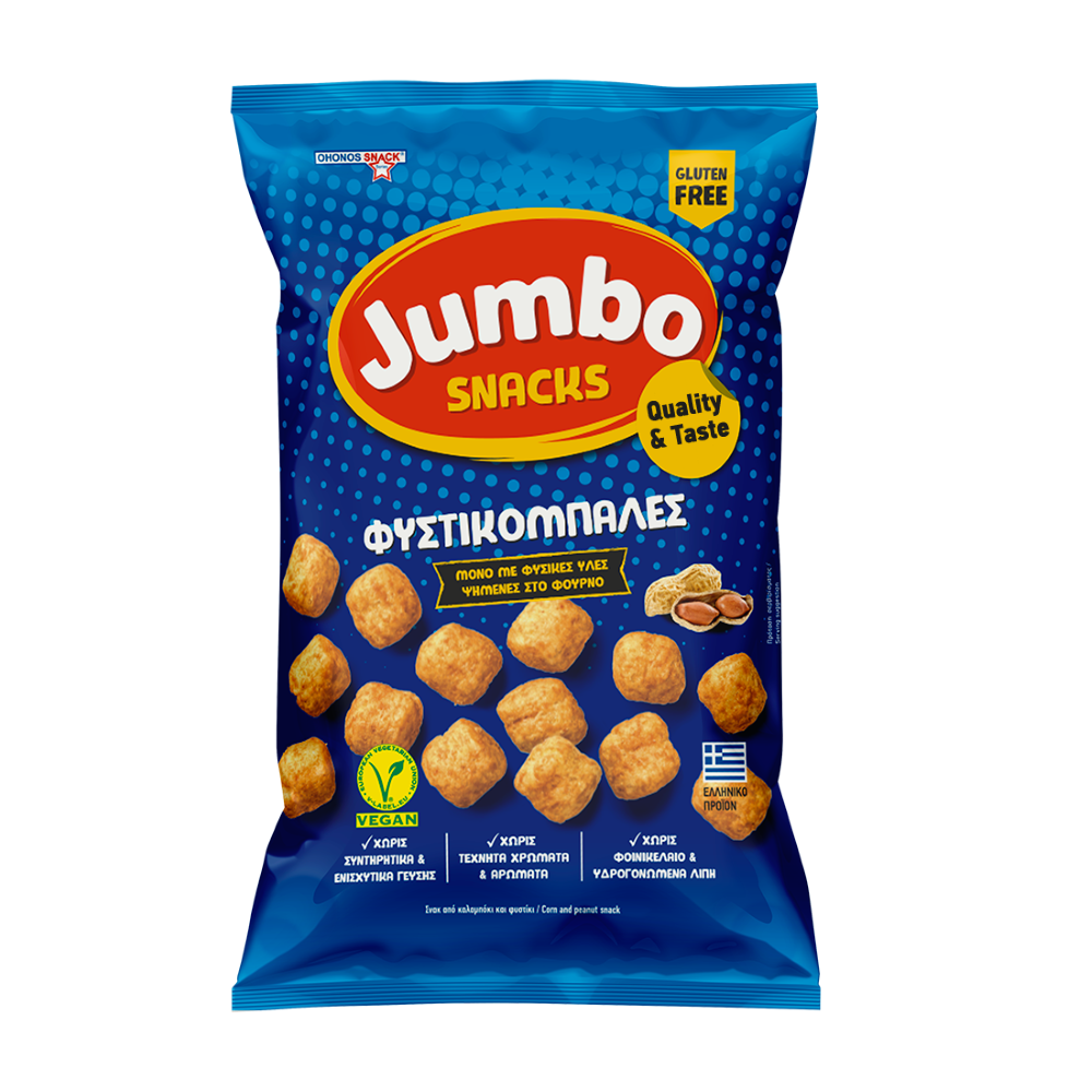 Mais-Erdnuss-Snack Fystikobales "Jumbo Snacks" 102g