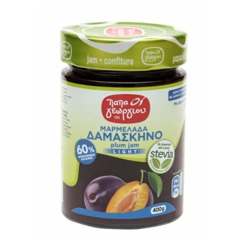 Zwetschkenmarmelade mit Stevia "Papageorgiou" 400g