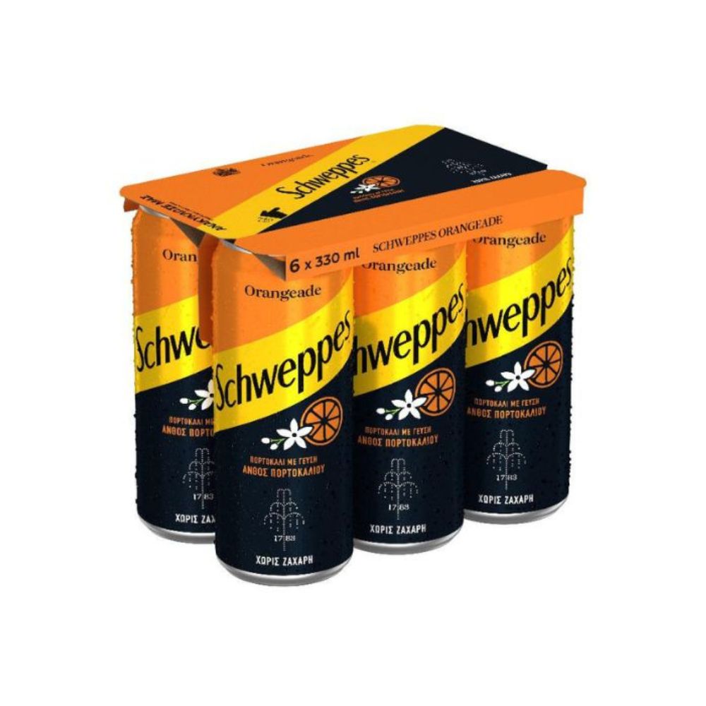 Orangenlimonade "Schweppes" 6x330ml
