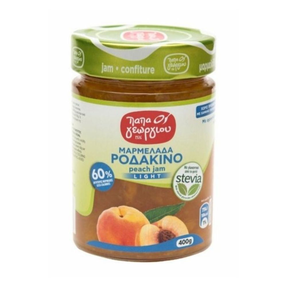 Pfirsichmarmelade mit Stevia "Papageorgiou " 400g