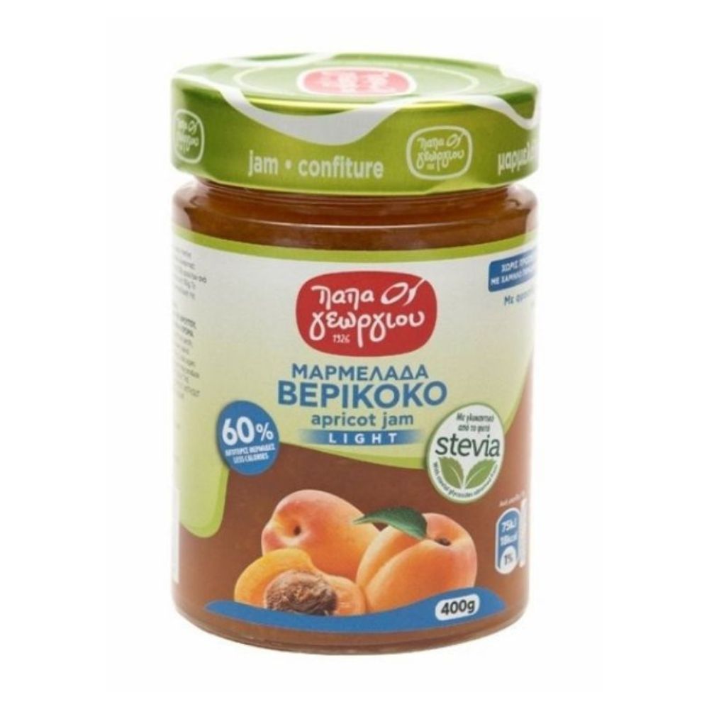 Marillenmarmelade mit Stevia "Papageorgiou" 400g