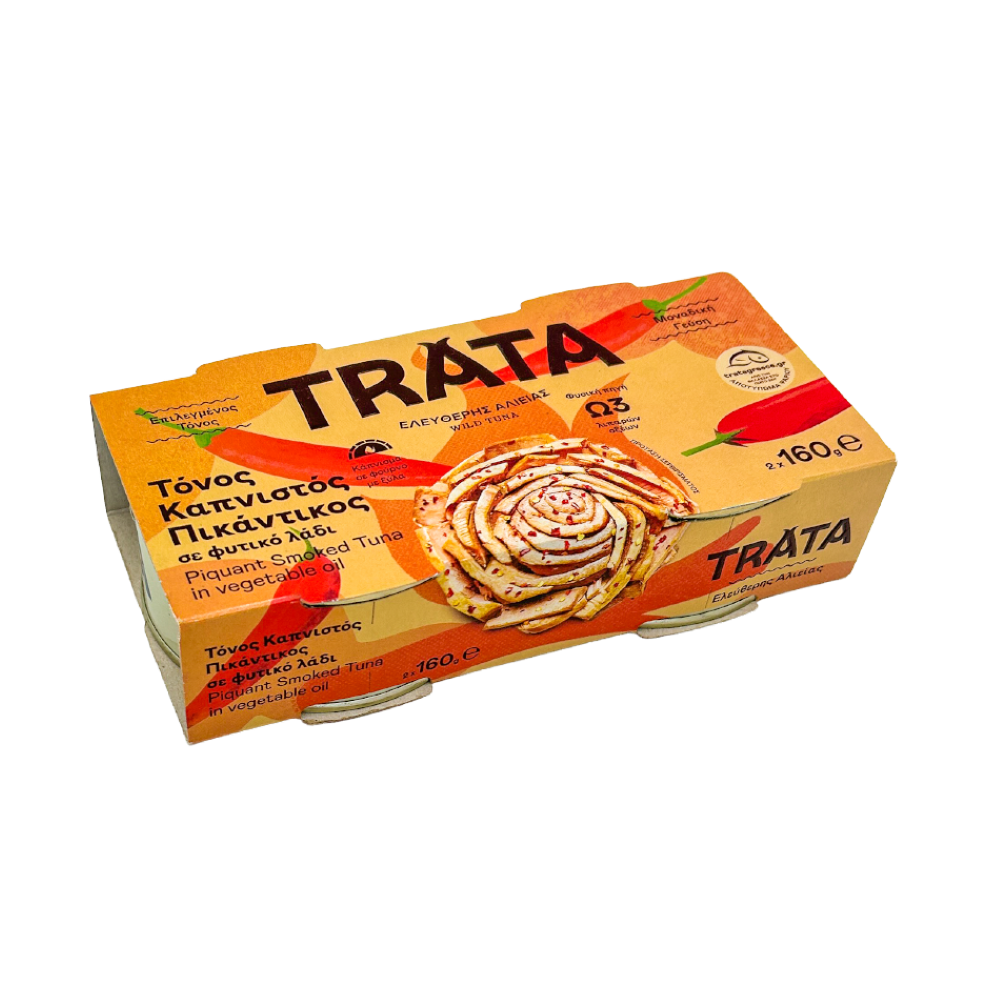 Geräucherter Thunfisch mit Chili in Pflanzenöl "TRATA" 2x160g