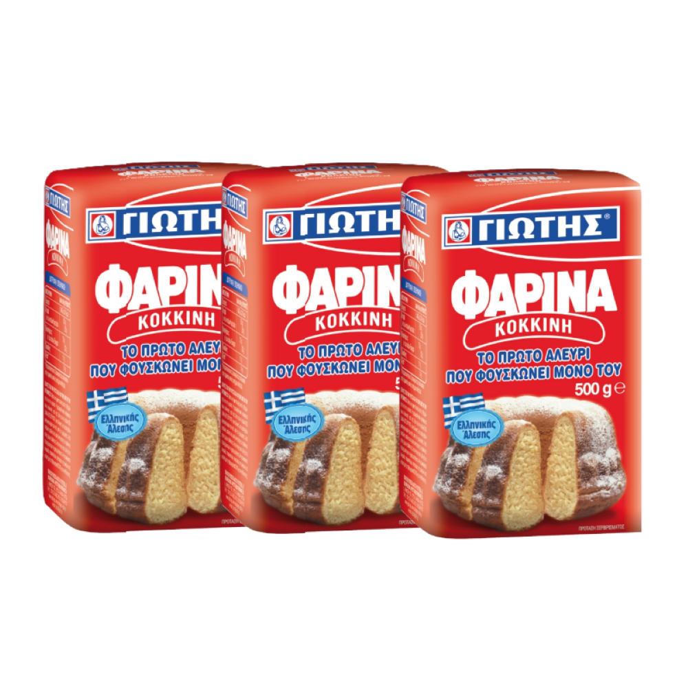 Selbsttreibendes Mehl Farina "Giotis" 3x500g