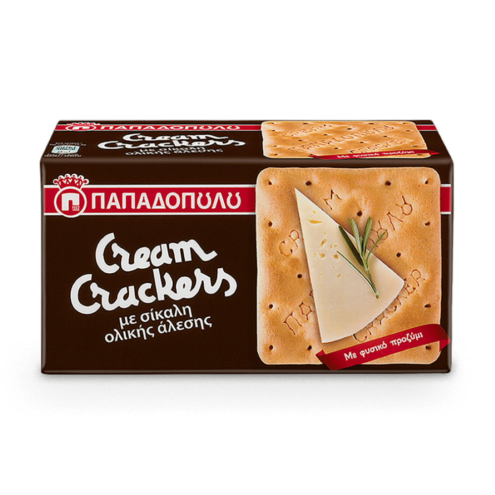 Papadopoulou Cream Crackers Roggen 6x175g