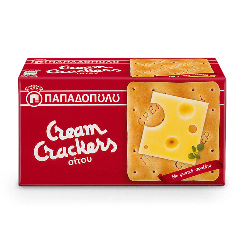 Papadopoulou Cream Crackers 6x140g