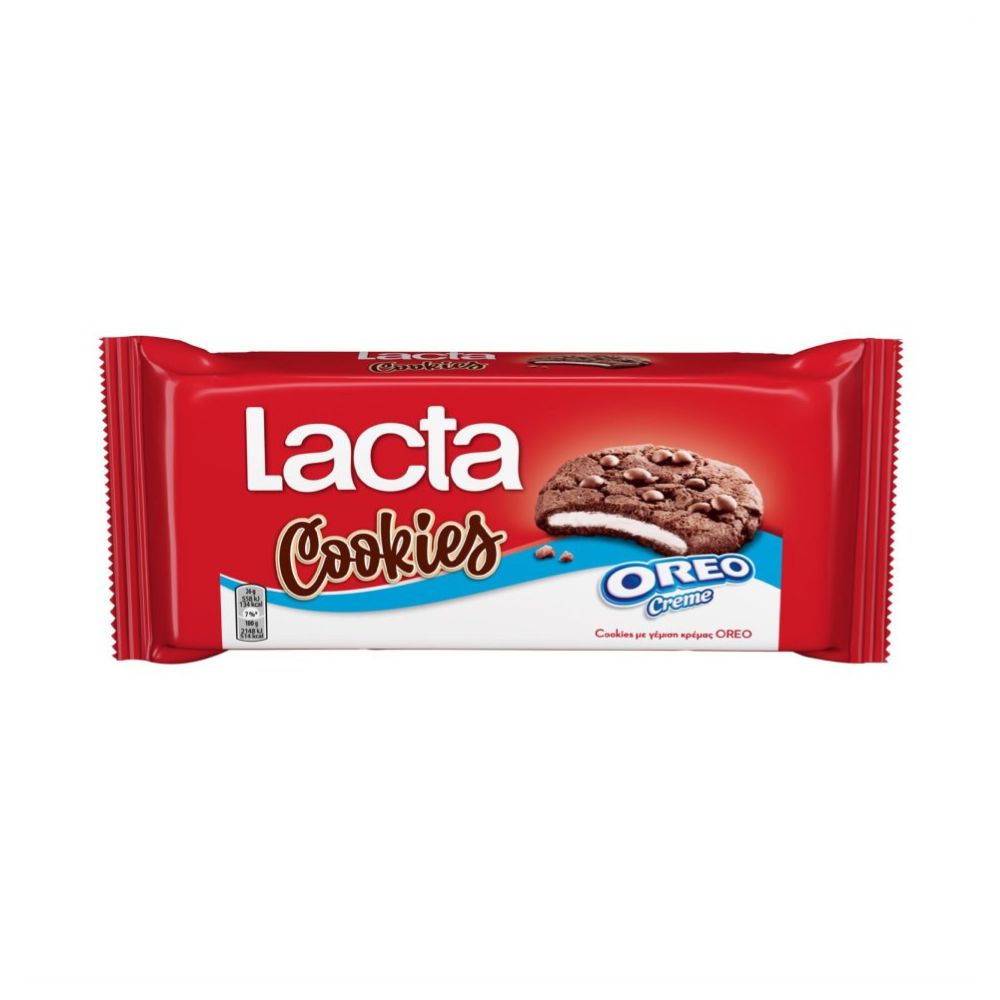 Lacta Cookies mit Oreo Creme 156g