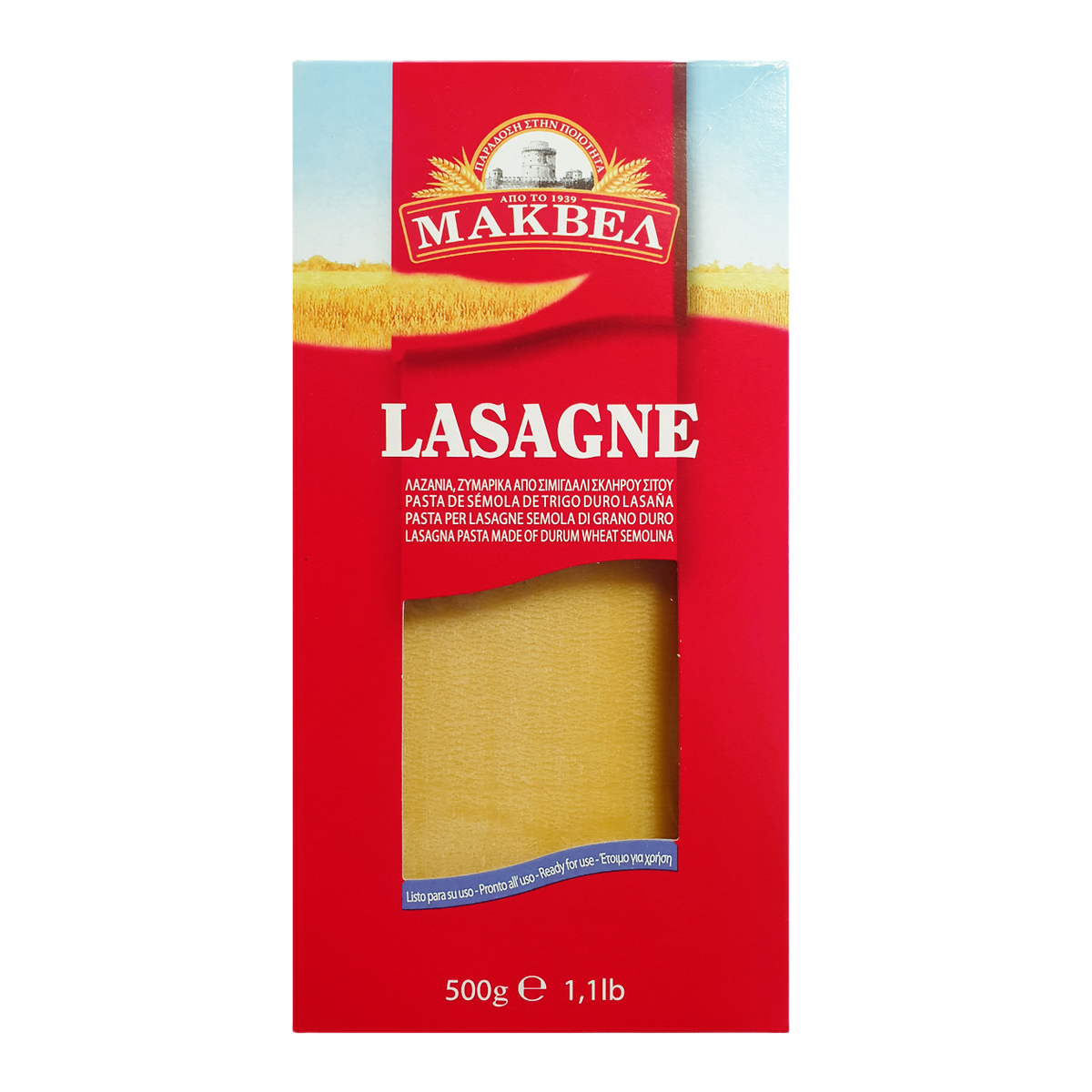Lasagne MAKVEL 500g