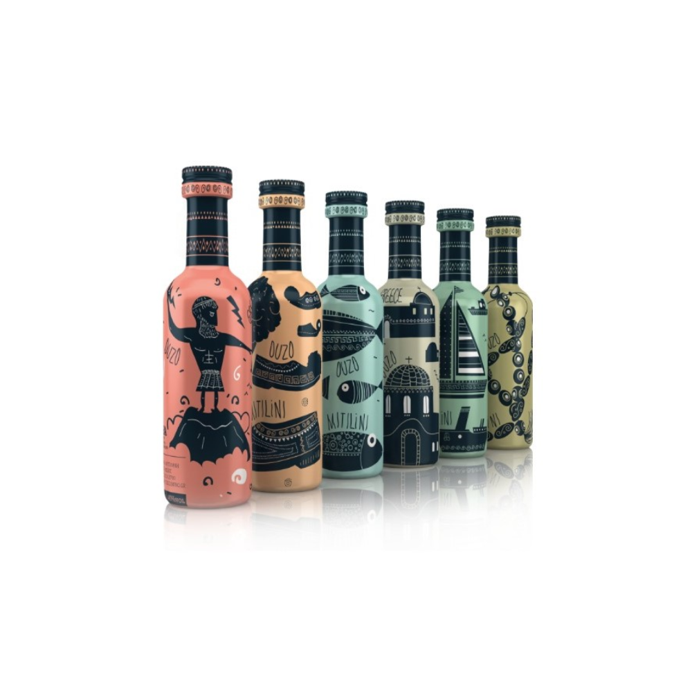 Ouzo Mitilini 40% "Taste of Greece" 50ml