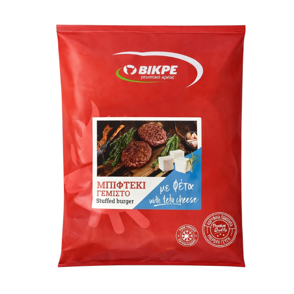 Bifteki gefüllt mit Feta Käse "BIKRE" 1kg