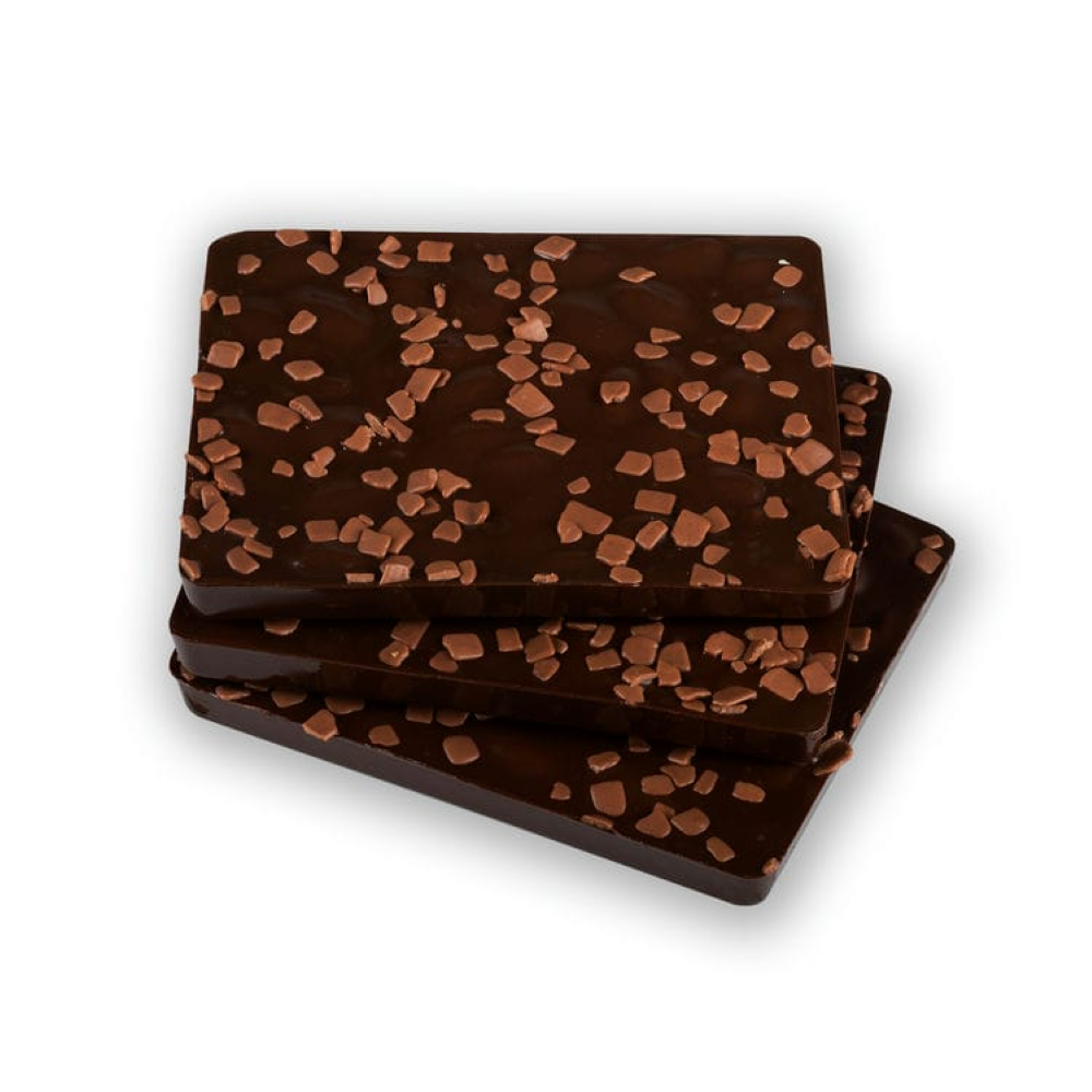 Handgemachte Bitterschokolade mit Mandeln 90g