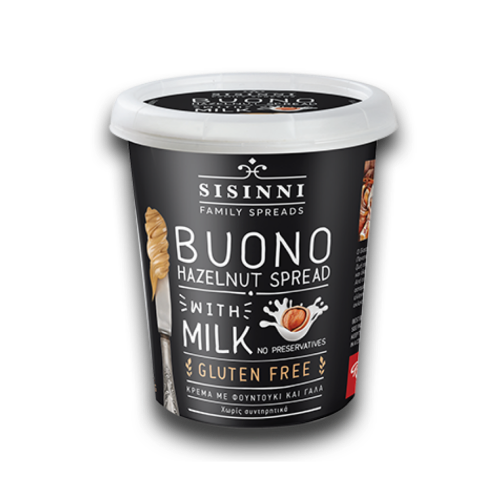 Haselnusscreme Buono mit Milch "Sisinni" 400g
