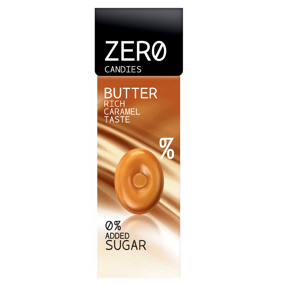 Bonbons ZERO Butterkaramell "LAVDAS" 32g