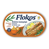 Makrelenfilet geräuchert in Pflanzenöl "FLOKOS" 150g