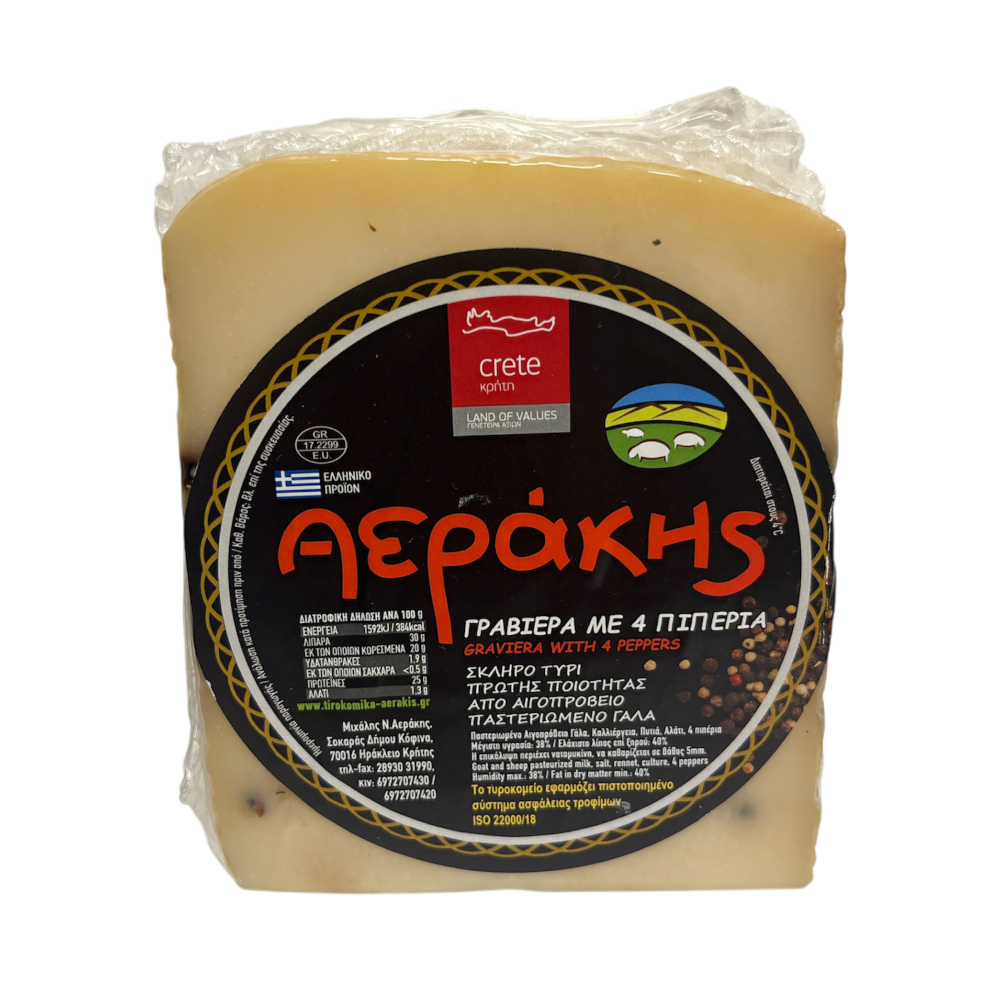Graviera mit 4 Pfeffersorten "Aerakis"