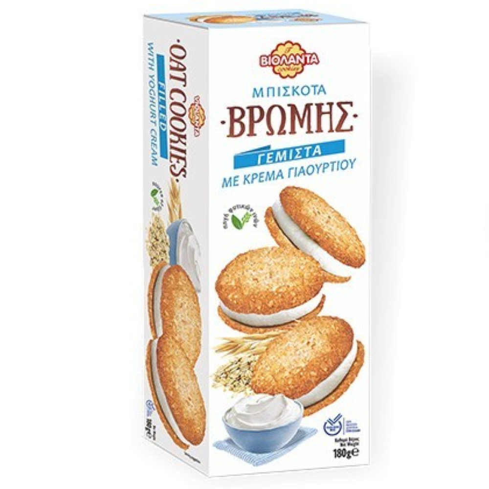 Haferkekse mit Joghurtcreme "VIOLANTA" 180g