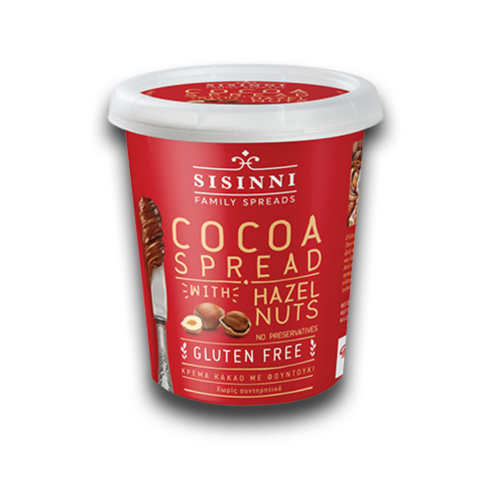 Kakaocreme mit Haselnüssen "Sisinni" 400g