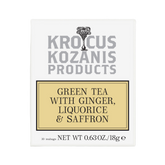 Grüner Tee mit Ingwer, Lakritze, Safran "Krocus Kozani" 18g