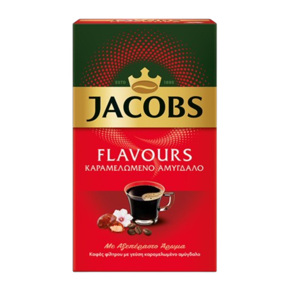 Filterkaffee Jacobs mit Geschmack nach karamellisierten Mandeln 250g