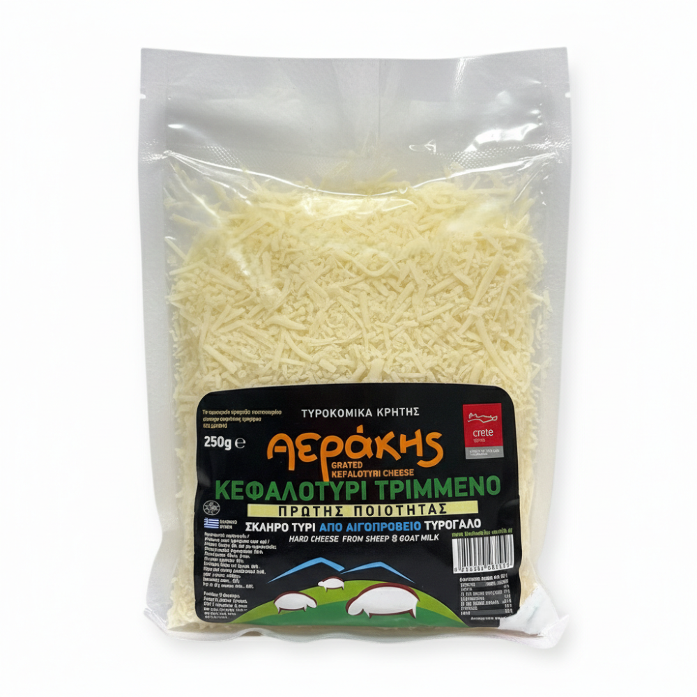 Kefalotyri aus Kreta gerieben "Aerakis" 250g