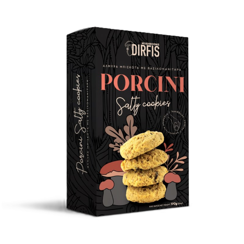 Salzige Kekse mit Steinpilzen "DIRFIS" 170g