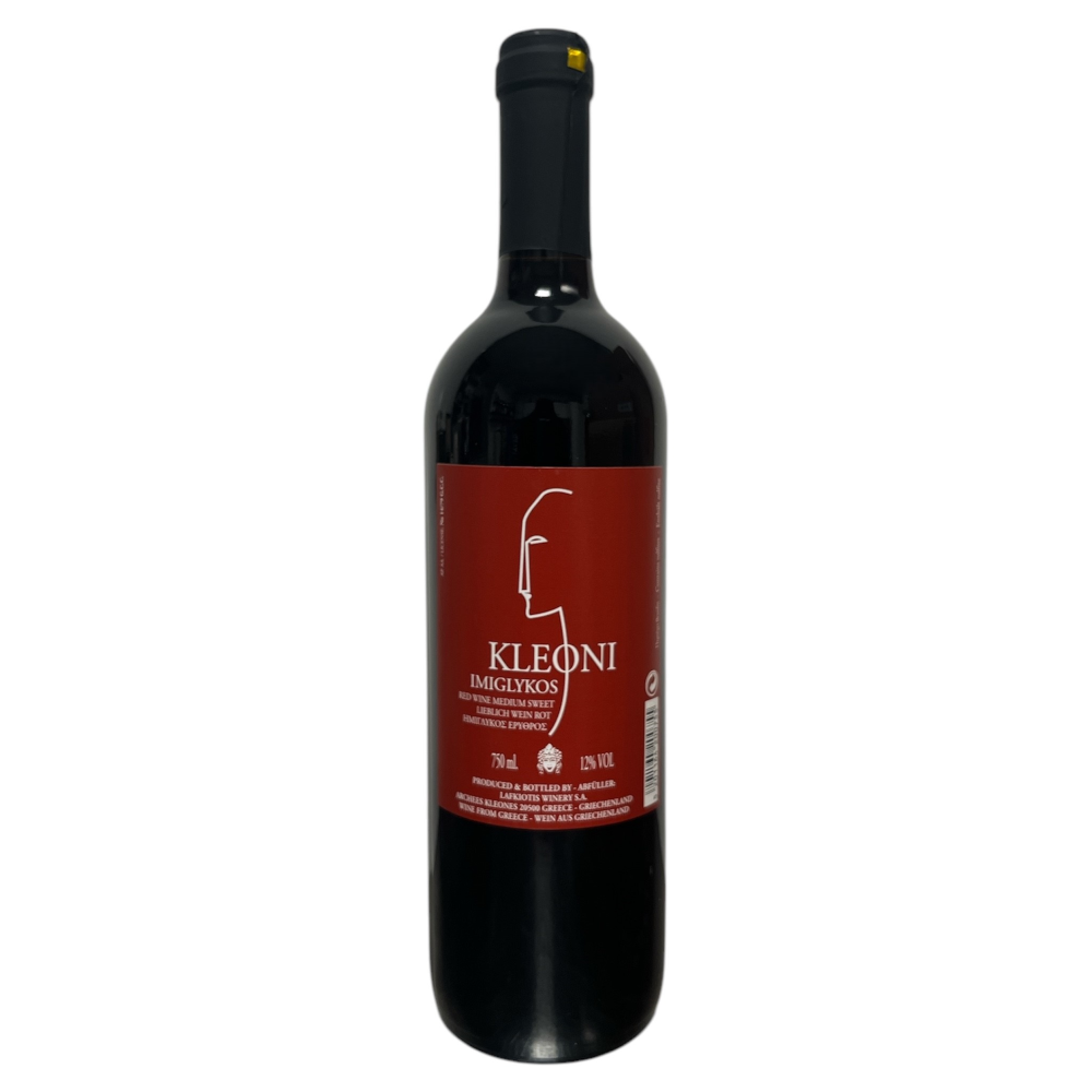 Kleoni Rot Imiglykos 12% "Lafkiotis" 0,75L