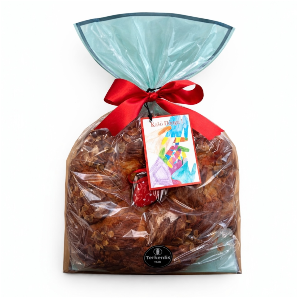 Osterkranz Tsoureki (Kouloura) "Terkenlis" 950g