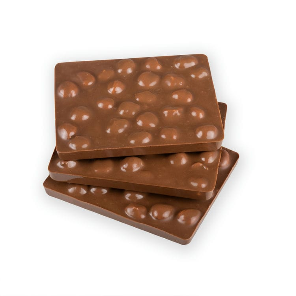 Handgemachte Milchschokolade mit Haselnüssen 90g