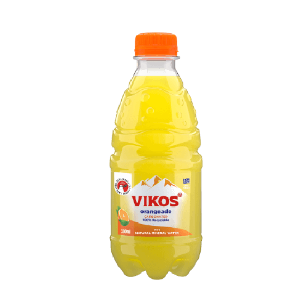 Vikos Orangenlimonade mit Kohlensäure 6x330ml