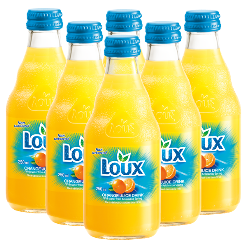 Orangenlimonade ohne Kohlensäure "LOUX" 6x250ml