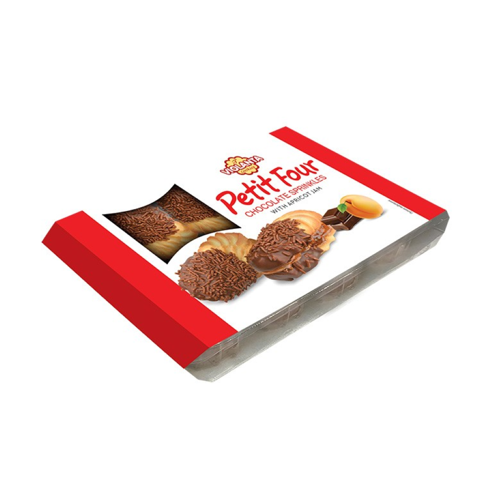 Kekse Petit Four mit Schokoladenstreuseln "VIOLANTA" 270g