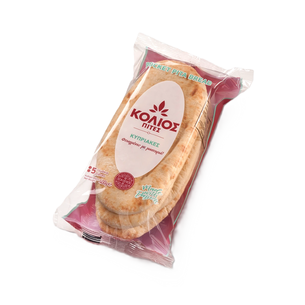 Pita Brot Oval "KOLIOS" 5 Stk / 400g