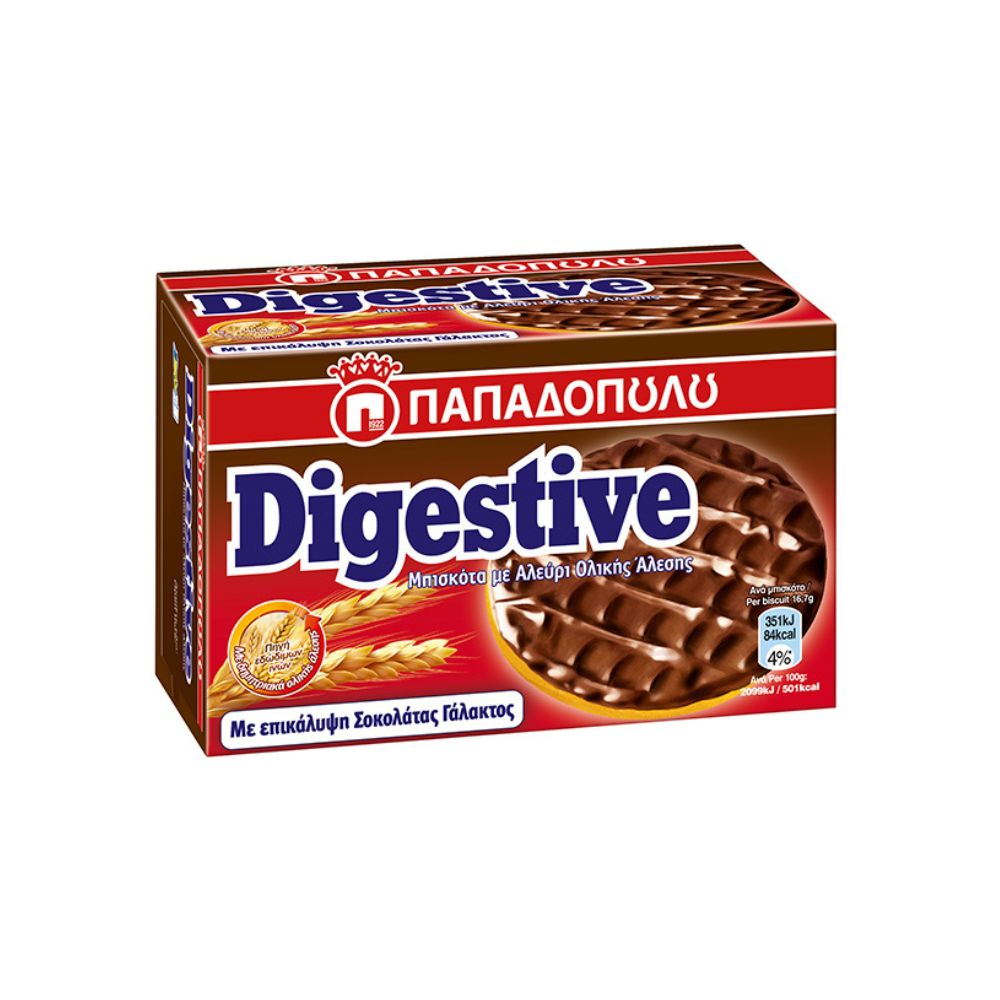 Digestive Vollkorn mit Milchschokolade 200g