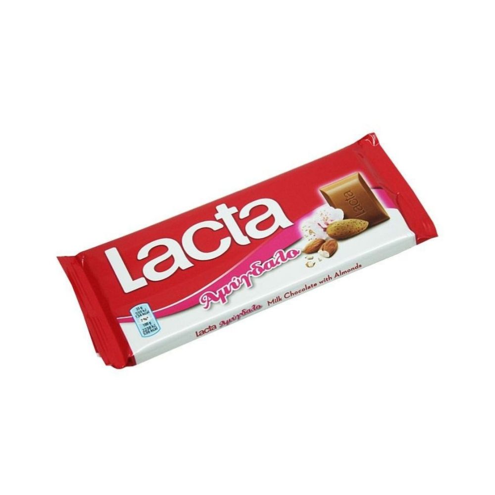 Lacta Schokolade mit Mandeln 85g