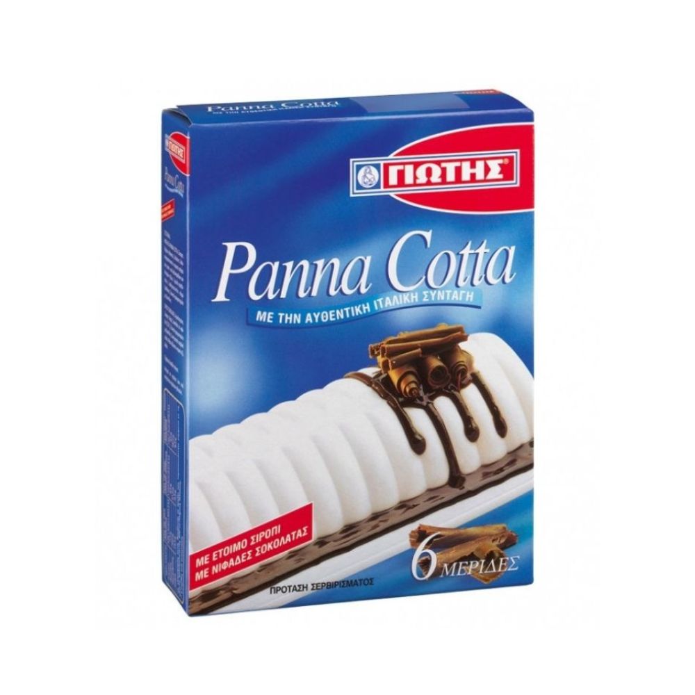 "Giotis" Pannacottamix mit Schokoladensauce
