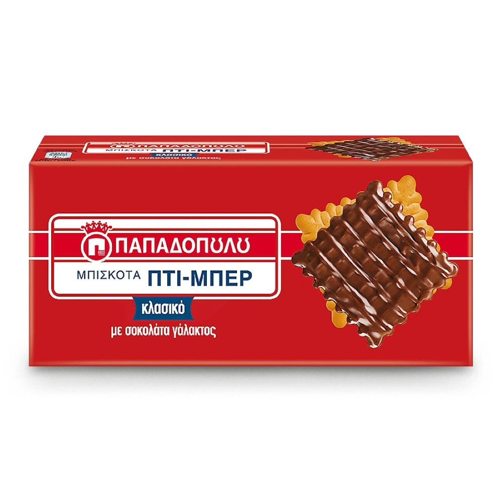 Kekse Pti Ber mit Milchschokolade "Papadopoulos" 200g