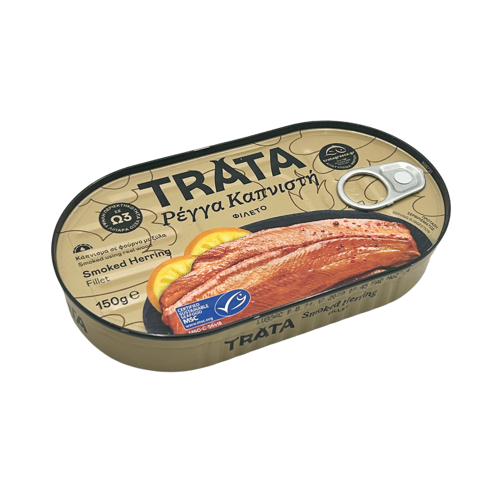 Geräuchertes Heringsfilet in Pflanzenöl "TRATA" 150g
