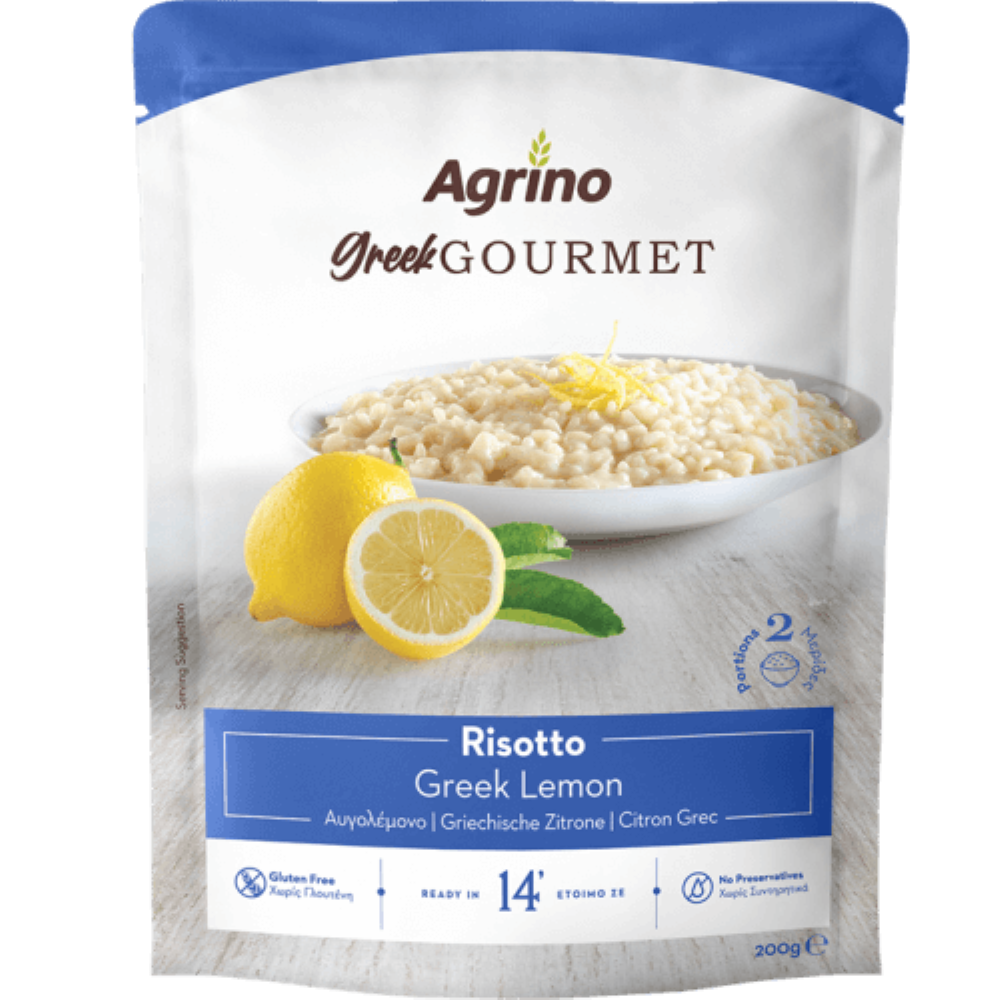 Risotto mit Ei-Zitronen-Sauce (Avgolemono) "Agrino" 200g