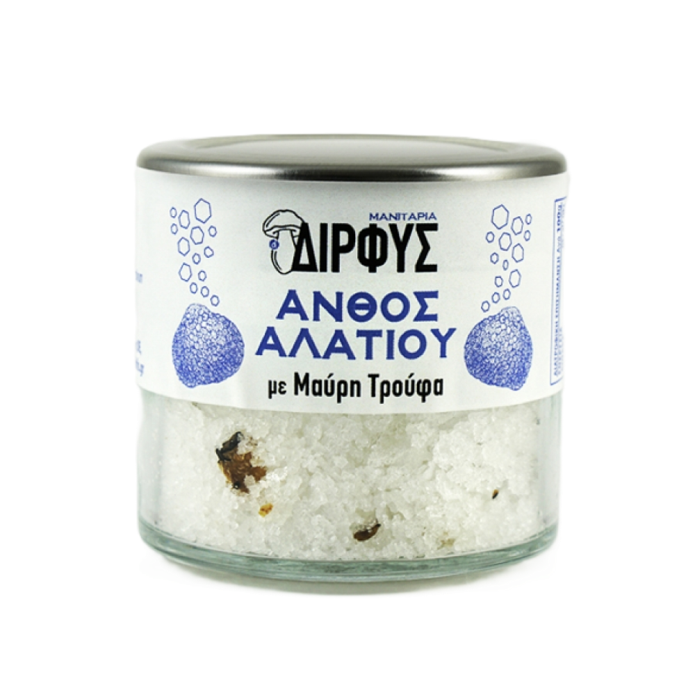 Fleur de Sel mit schwarzem Trüffel  "DIRFIS" 90g