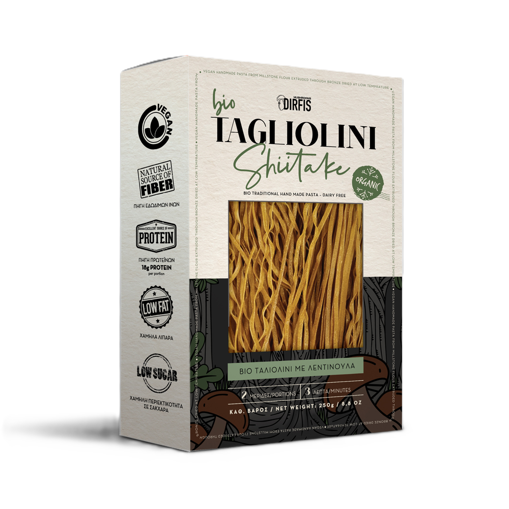 Tagliolini mit Shiitake Pilzen "DIRFIS" 250g