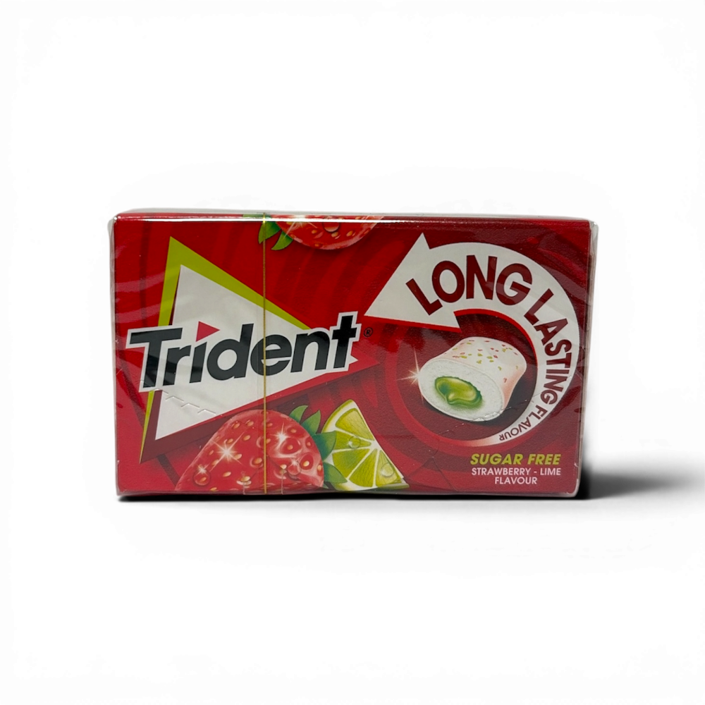 Kaugummi Erdbeere & Limette zuckerfrei "Trident" 22g