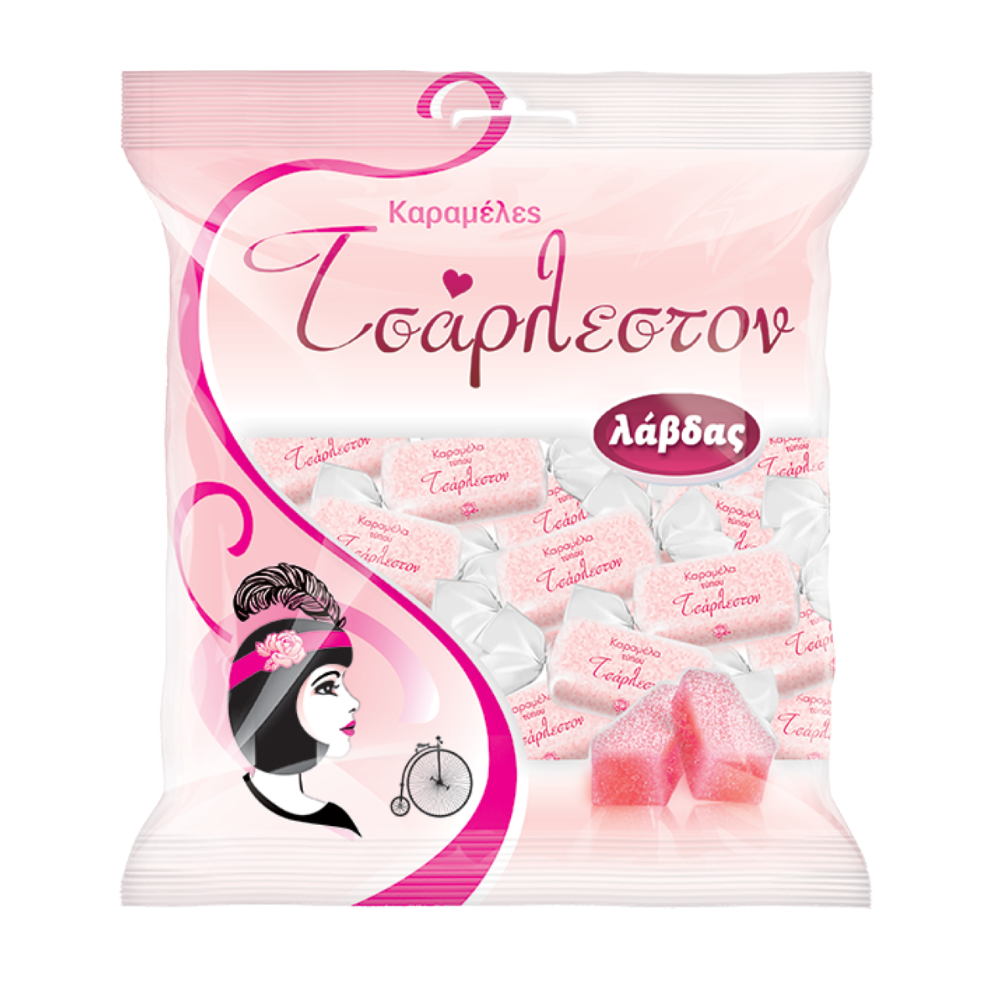 Geleebonbons Charleston mit Rosengeschmack "Lavdas" 200g