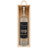 Tsipouro Tirnavou ohne Anis in Holzbox "Katsaros" 3L