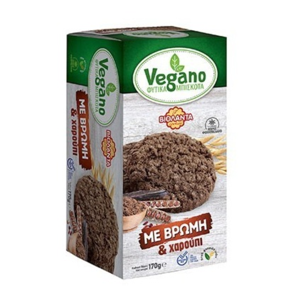 Vegane Haferkekse mit Johanissbrot "VIOLANTA" 170g