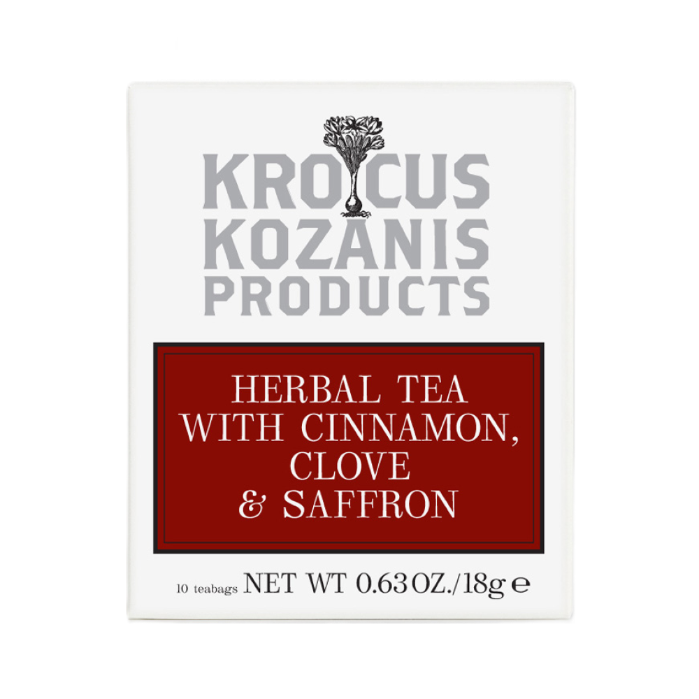 Kräutertee mit Zimt, Nelke, Safran "Krocus Kozani" 18g